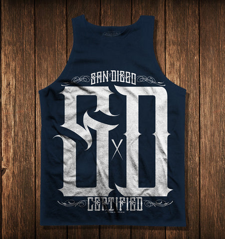 SD CERTIFIED TANK BLU